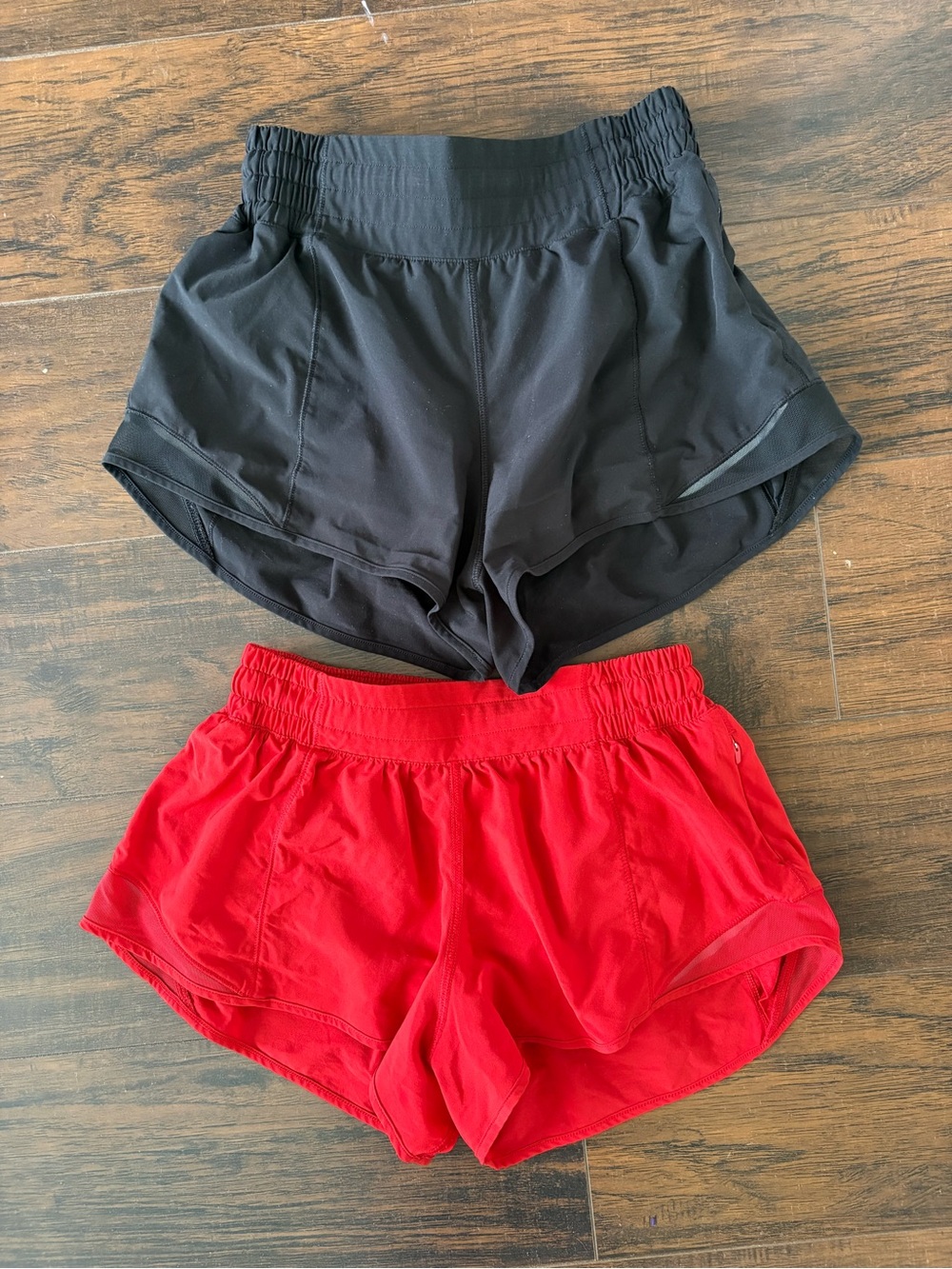 2 pairs of Lululemon hottie hot shorts size 4